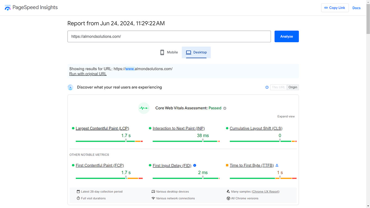 Google PageSpeed Insights