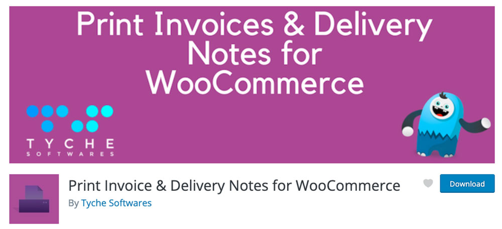 Print Invoice and Delivery Notes for WooCommerce