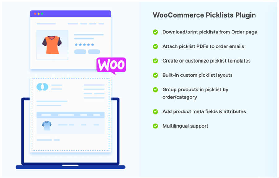 WooCommerce Picklists Plugin