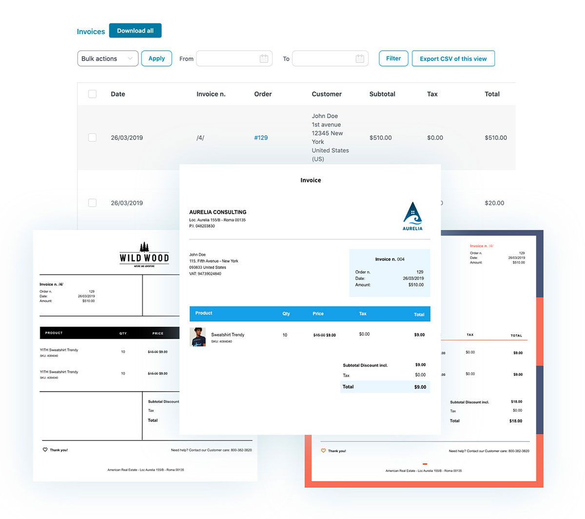 YITH WooCommerce PDF Invoices